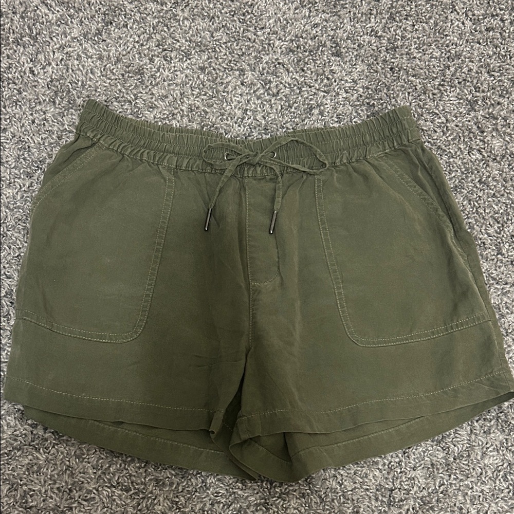 PAIGE Forest Green Women's Cargo Shorts